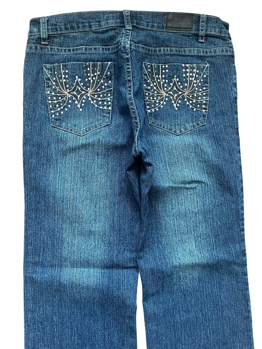 Y2K Bootcut Jeans Damen – Größe M – Blue Wash