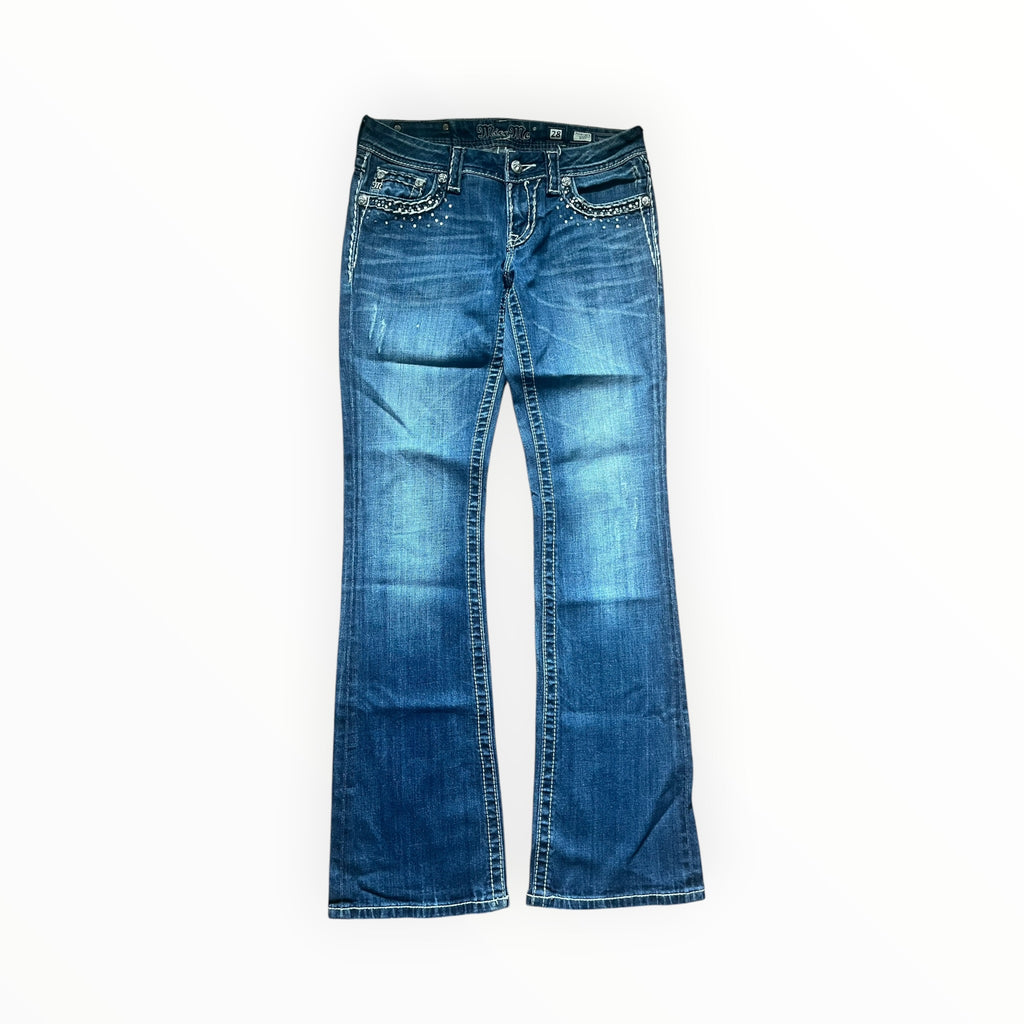Miss Me Y2K Studded Bootcut Jeans – Size M