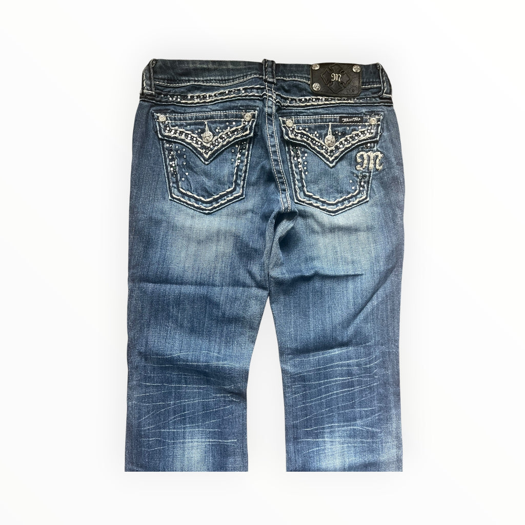 Miss Me Y2K Studded Bootcut Jeans – Size M