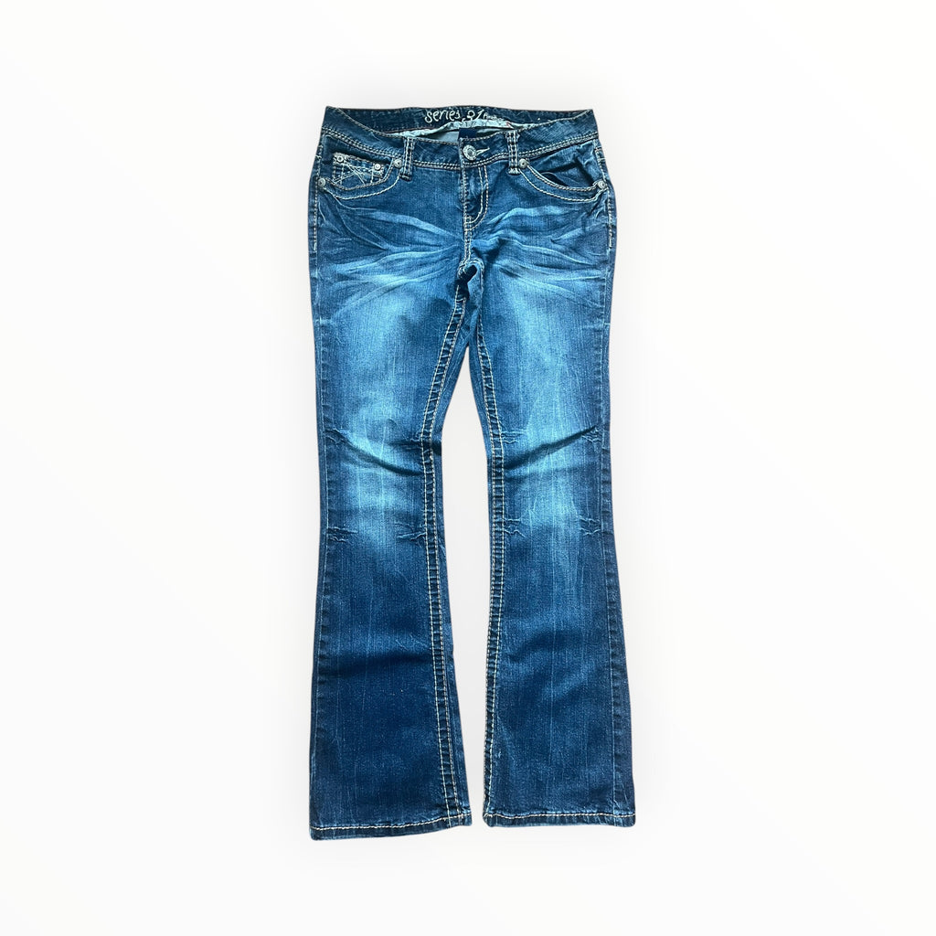 Y2K Series 31 Embellished Bootcut Jeans Size S – Medium Wash