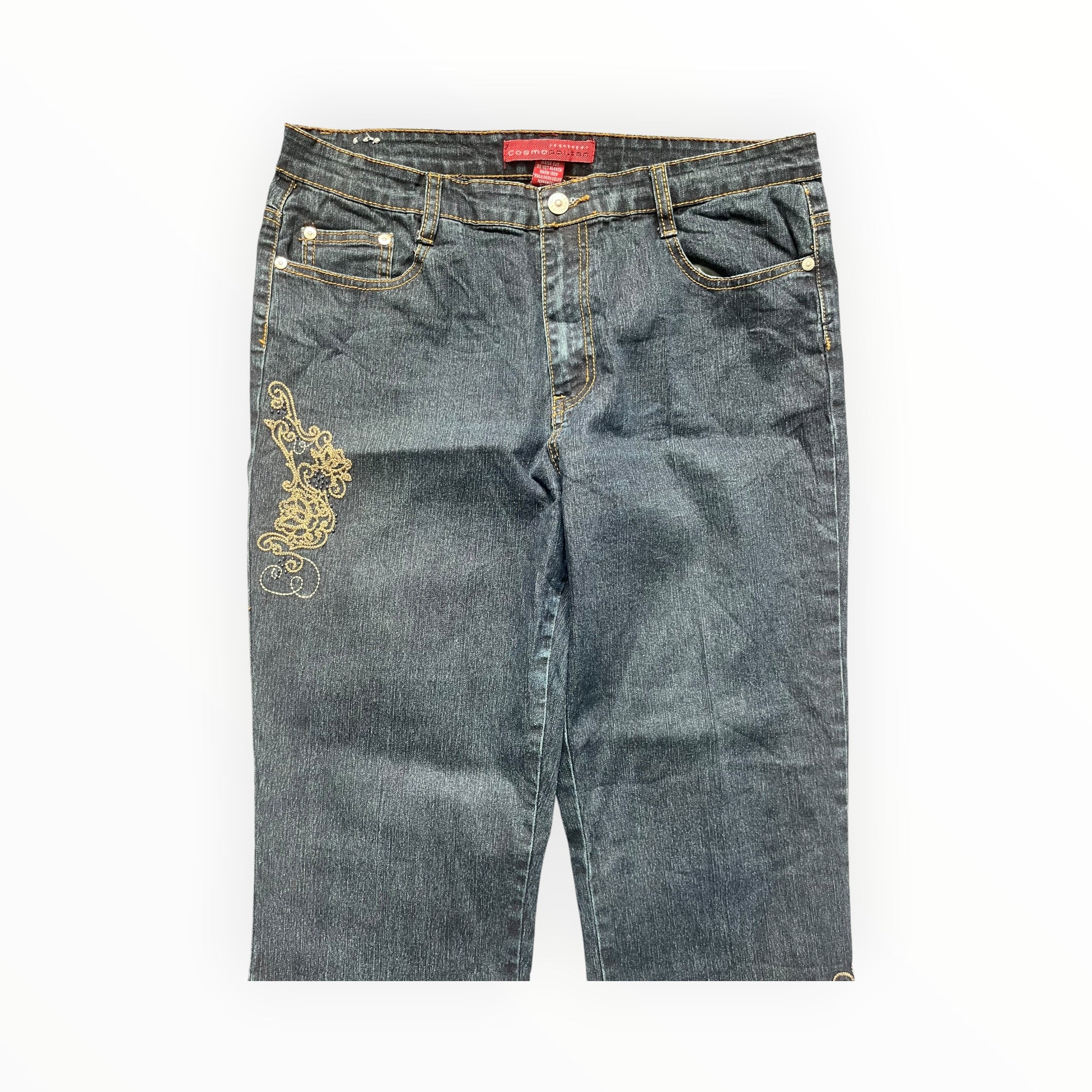 Cosmopolitan Y2K Bootcut Jeans Damen – Größe M