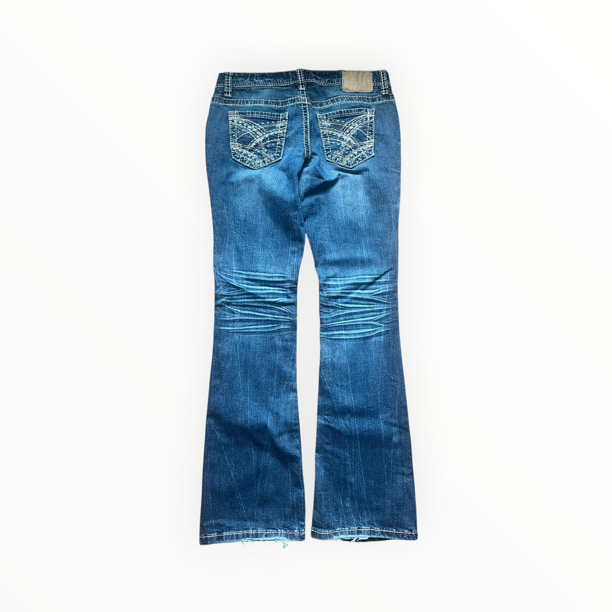 Y2K Series 31 Embellished Bootcut Jeans Size S – Medium Wash