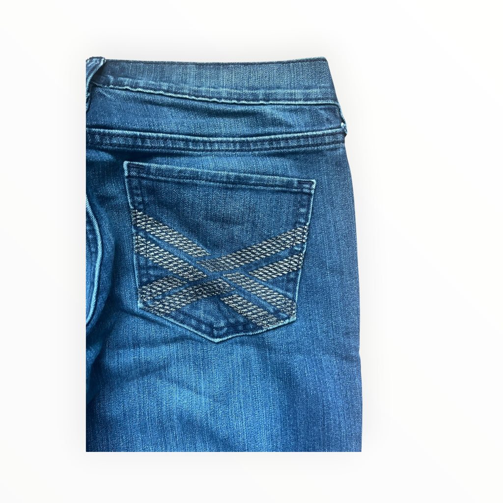 The Diva Y2K Bootcut Jeans Damen – Größe M – Blue Wash