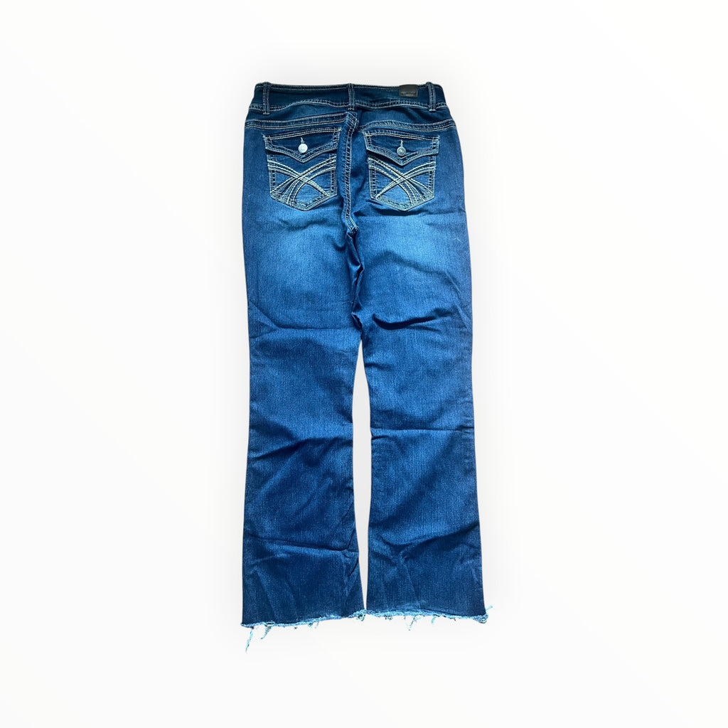 WallFlower Y2K Low Rise Bootcut Jeans – Medium Wash so