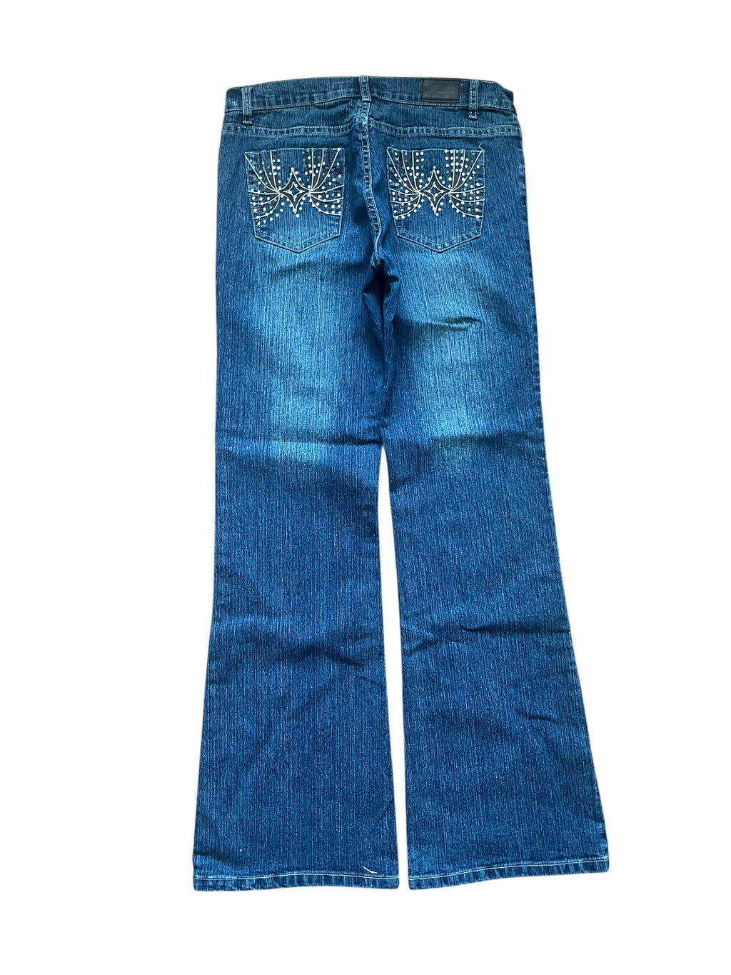Y2K Bootcut Jeans Damen – Größe M – Blue Wash