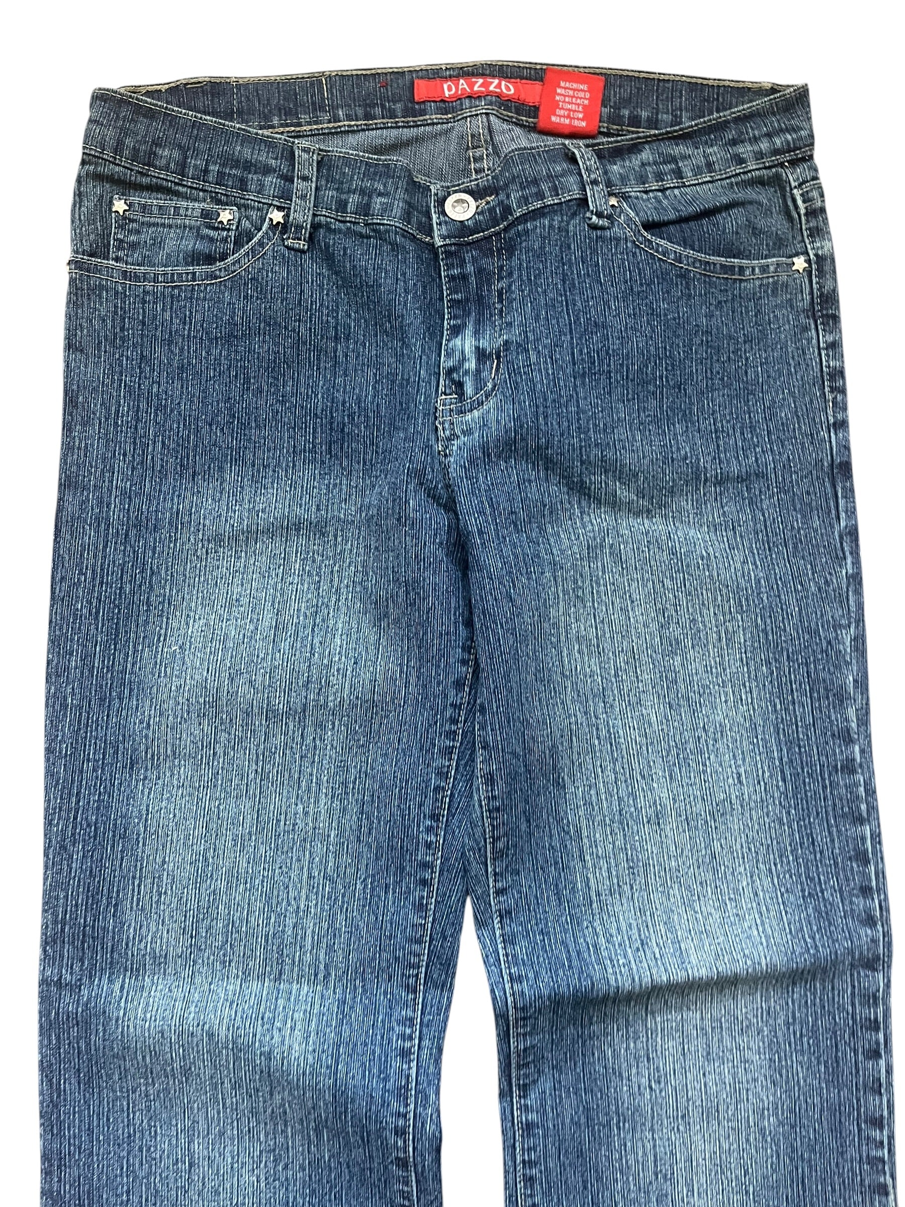 Y2K Bootcut Jeans Damen – Größe M – Blue Wash